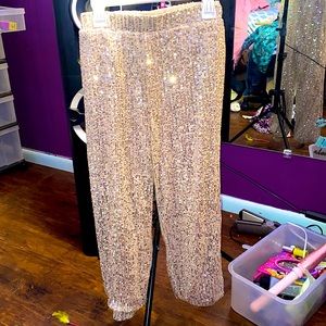 Sparkly sweatpants